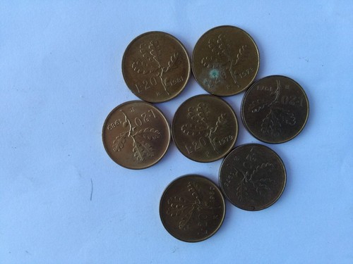 Lotto monete 20 lire - monete, da
