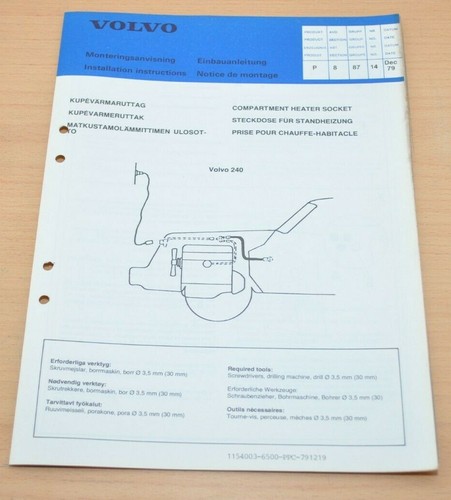 Volvo 240 steckdose für - volvo,