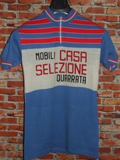 EROICA MAGLIA SHIRT MAILLOT BICI CICLISMO VINTAGE 70'S QUARRATA 50% LANA