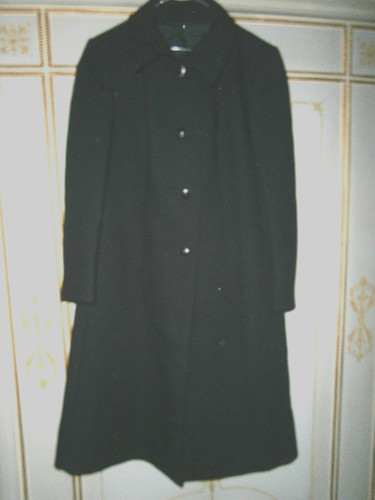 Cappotto nero clear lana - cappotto,
