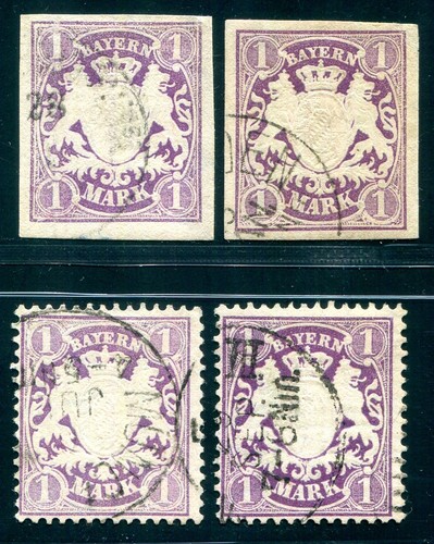Bavaria 1874 31a - bavaria, usato