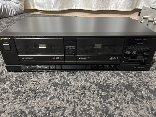 Stereo double cassette deck - stereo,