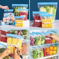 Sacchetti per Alimenti e Congelatore con Chiusura Ermetica – Confezione da 70 Pz