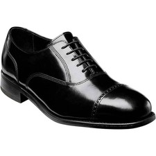 Scarpe Oxford In Pelle Liscia