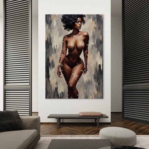 Elegante arte donna nera moda - arte,