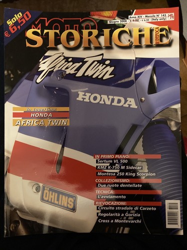 Moto storiche epoca 6 2008 - moto,