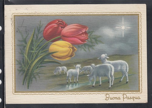 Cartolina buona pasqua - cartolina,