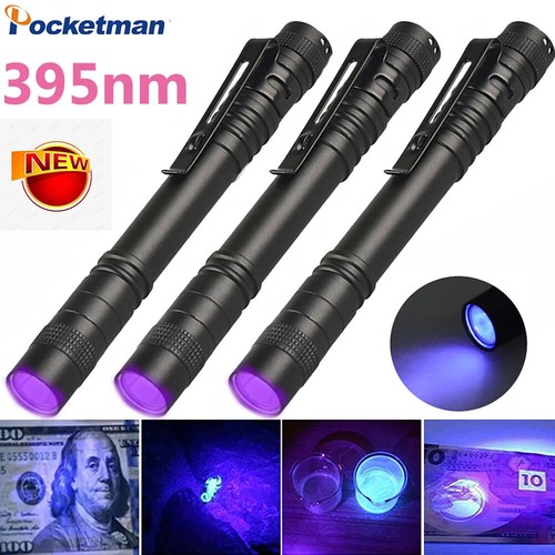 Torcia luce nera 395nm - nera, penna