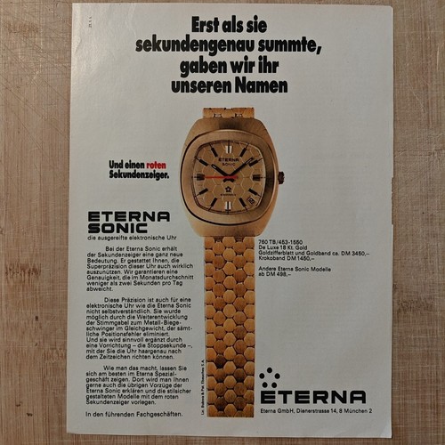 Orologio eterna sonic 1971 - orologio,