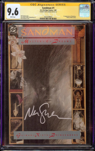 Sandman cgc 6 ss - #1, signed