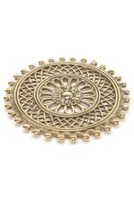 Polished Brass Ray Shaped