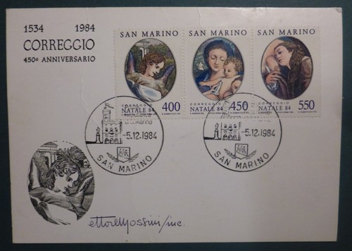 Fdc marino trittico - fdc,