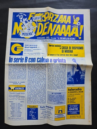 Forza modena fanzine i - modena, fc