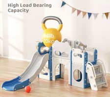 Scivolo per bambini 7 in 1 parco giochi scalatore telescopio playset regalo interno/esterno