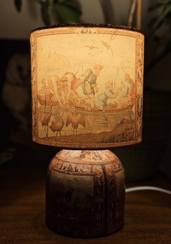 Lampada tavolo decoupage - da,