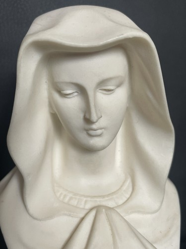 Antico busto madonna - busto, alabastro