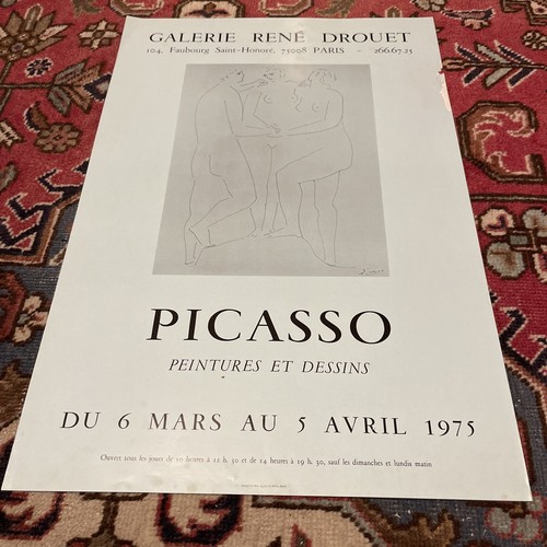 Picasso affiche originale - picasso,