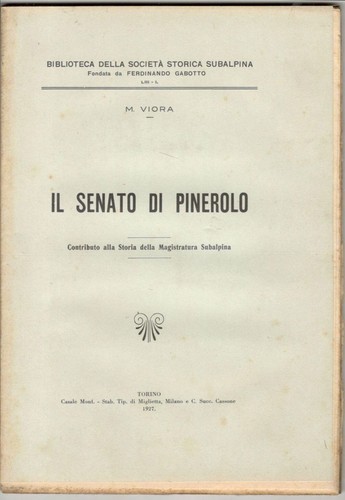 1927 senato pinerolo - di,