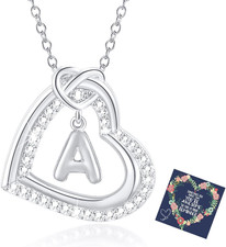 Collana Donna Con Lettera A-Z