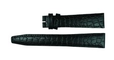 CINTURINO  LONGINES ORIGINALE STAMPA COCCO NERO 18/14