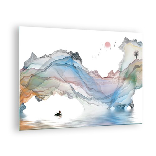 Quadro vetro 70x50cm - vetro, onde