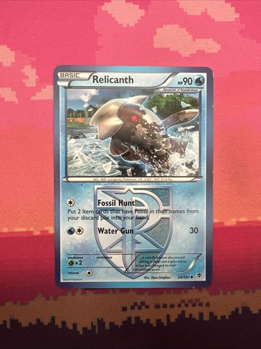 Pokemon card relicanth - card,