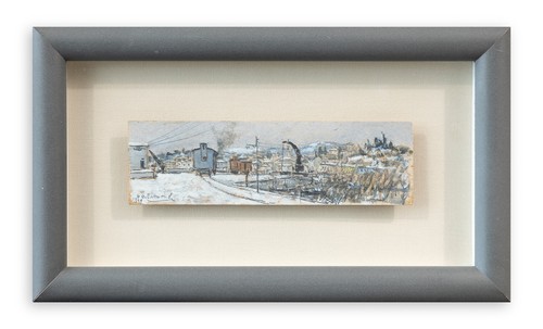 Quadro tecnica mista tavola - tecnica,