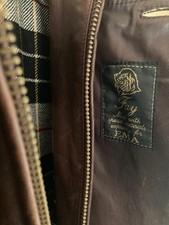 Giacca pelle marrone FAY for