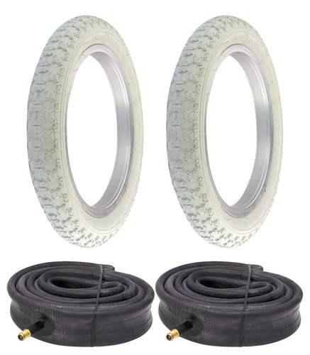 Coppia pneumatici bici - pneumatici, bianchi