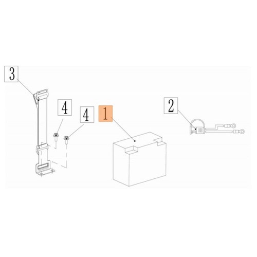 Batteria ricambio per - ricambio,