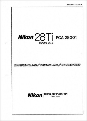 Nikon 28ti service repair - nikon,