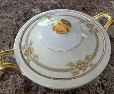 Meito China made in Japan Servizio Verdure Coperto con Coperchio Dipinto a Mano