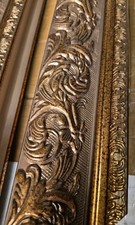 Deep Gold Leaf~Style TV Frame
