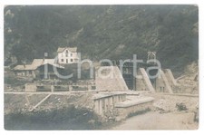1920 ca TRENTINO (?) Ponte in costruzione - Paese di montagna - Foto VINTAGE