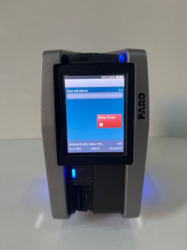 Cam2 laser scanner - focus, 3d