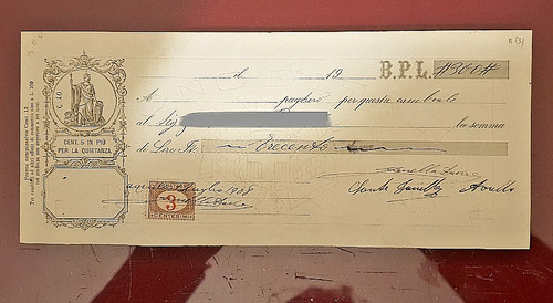 Cambiale centesimi con - centesimi, 10