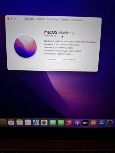 Apple macbook pro - apple, 2016