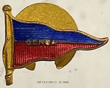 CALCIO GENOA DISTINTIVO FOOTBALL CLUB GENOVA PIEDINO FIRMATO RINASCITA GENOA