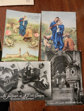 20133) GENOVA MADONNA DELLA GUARDIA LOTTO DI 4 CARTOLINE DIVERSE