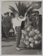 Foto vintage anni 50 artista