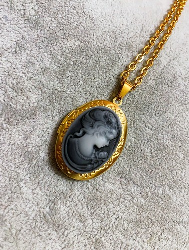 Collana donna portafoto ovale - collana,