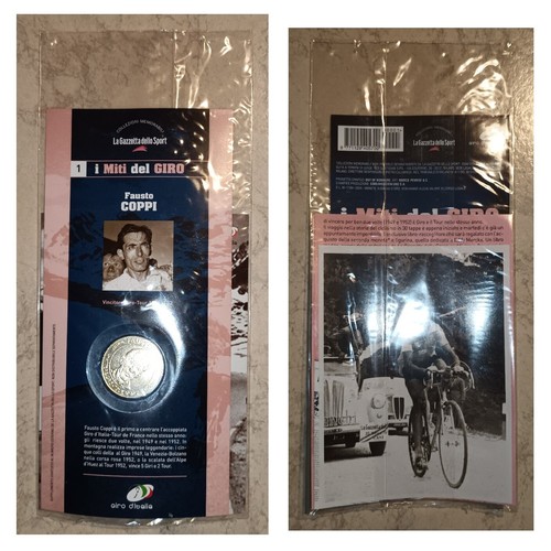 Moneta medaglia ciclismo