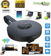 CHROMECAST GOOGLE WIRELESS MIRASCREEN HDMI DISPLAY DONGLE MEDIA VIDEO STREAMER