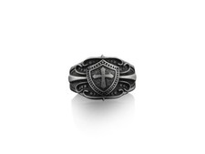 Anello Croce Scudo Cavaliere