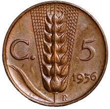 1936 Italia 5 Centesimi