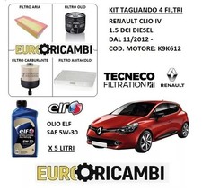 KIT TAGLIANDO 4 FILTRI OLIO