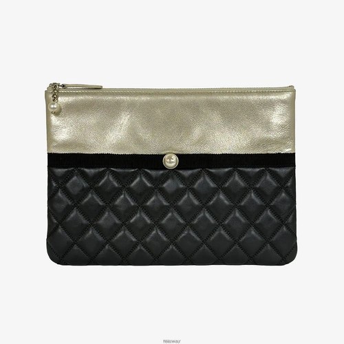 Chanel pochette cuir - chanel, en