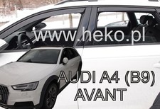 Deflettori Aria Per Audi A4 B9 2016-2024 5-Porte Break Set 4 Antivento Heko