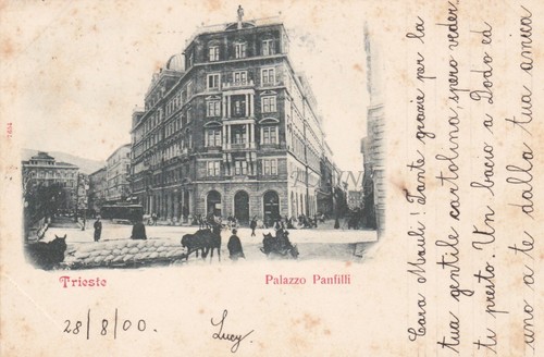 Trieste palazzo panfili - -, 1900