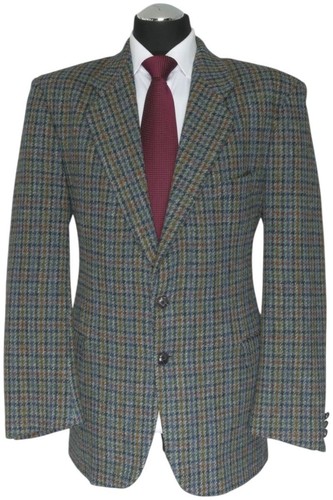 Harris tweed giacca grigia - harris,